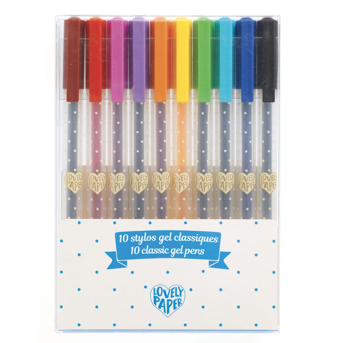 Djeco Lovely paper gel pens, klassisk