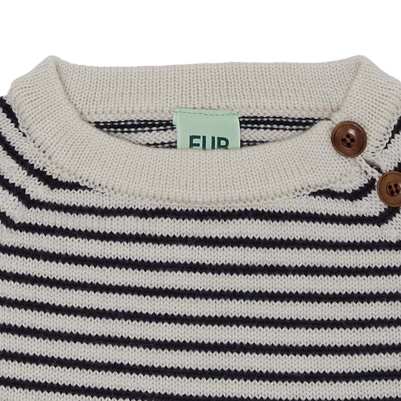 FUB sweater, dark navy/off-white