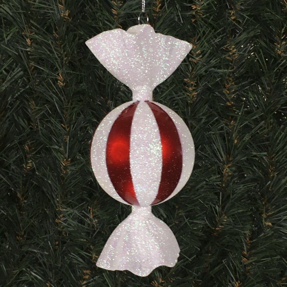 Juleophæng slik, bolsje rundt, 18 cm