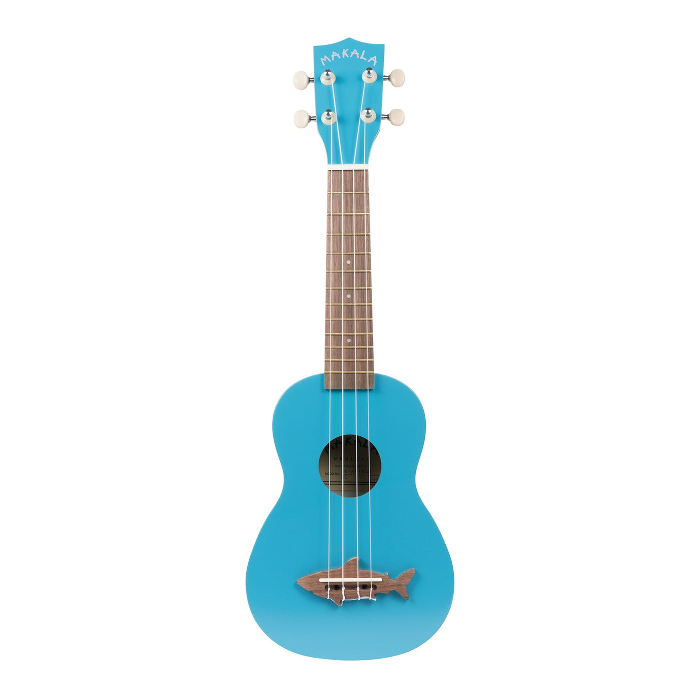 Makala ukulele, blå med haj