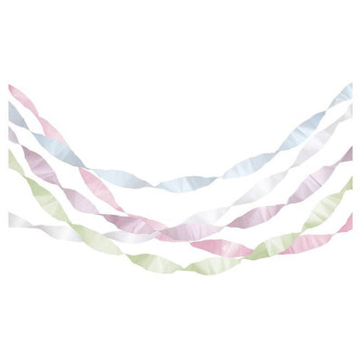 Meri Meri crepe serpentiner, pastel