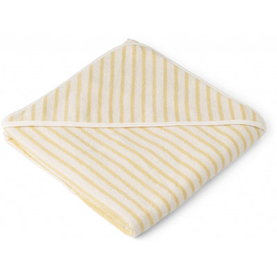Liewood håndklæde, stribet jojoba/creme