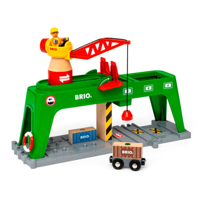 BRIO togbane, containerkran