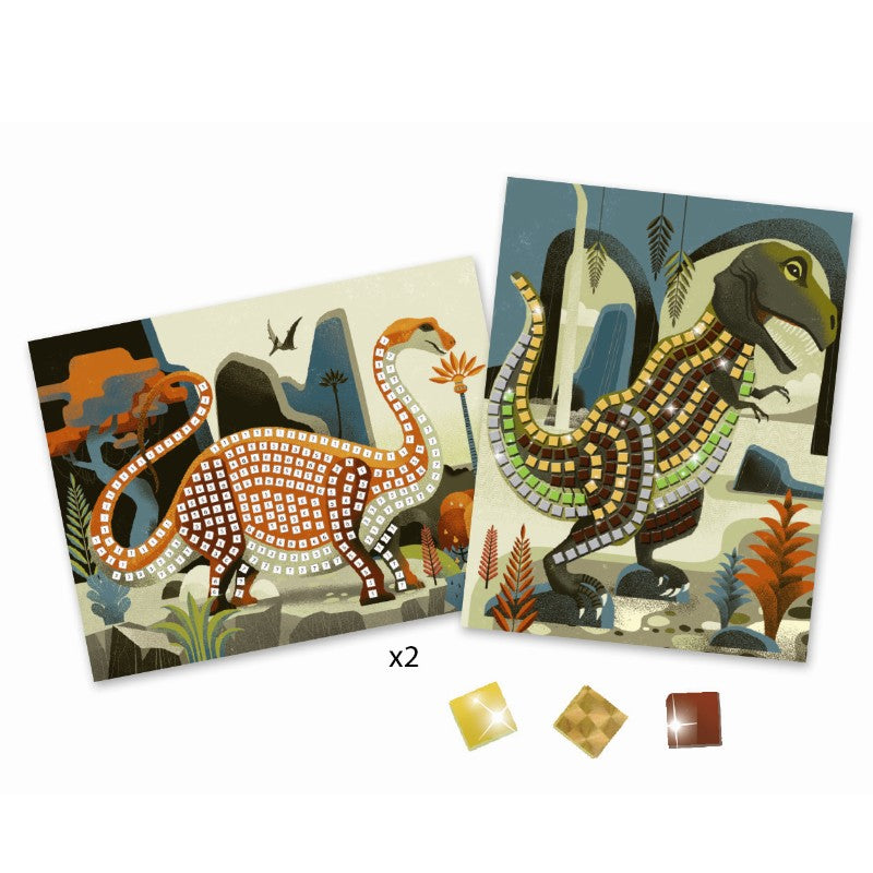 Kreativ æske, mosaik Dinosaurer