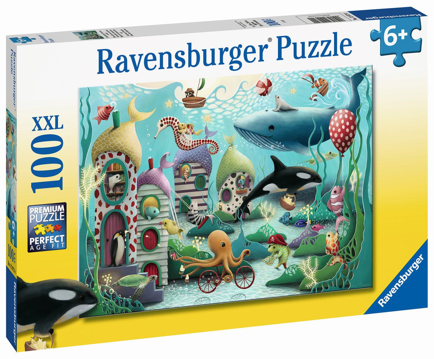 Ravensburger puslespil, 100 XXL brikker Under vandet