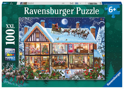 Ravensburger puslespil, 100 XXL brikker Julehus