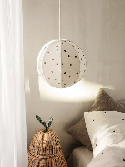 Ferm Living Lampeskærm, Dots textile