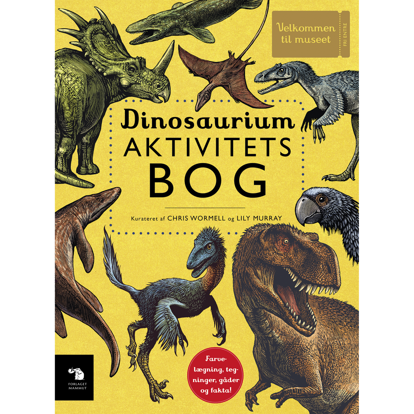 Bog, Dinosaurium - Aktivitetsbog