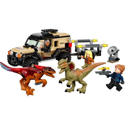LEGO Jurassic World, Pyroraptor og dilophosaurus-transport