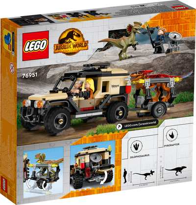 LEGO Jurassic World, Pyroraptor og dilophosaurus-transport