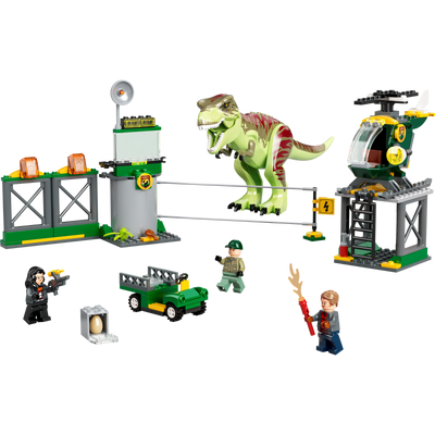 LEGO Jurassic World, T. rex på dinosaurflugt
