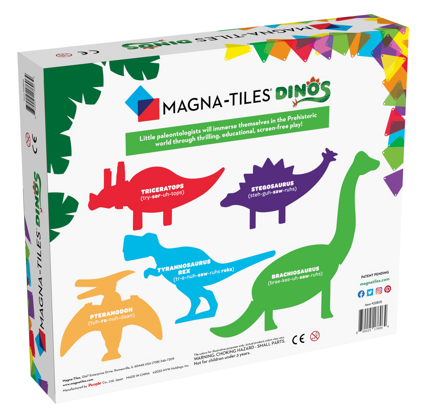 Magna-Tiles Dinofigurer