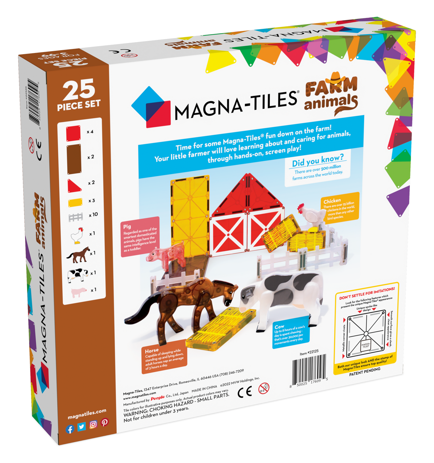 Magneter, Farm Animals, 25 stk