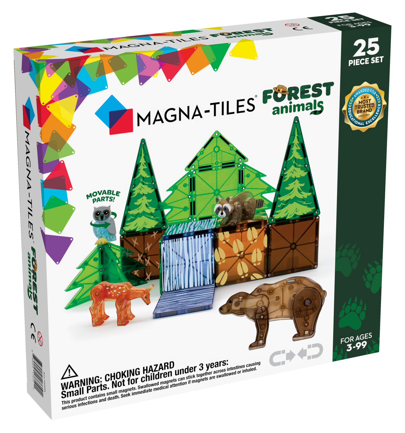 Magna-Tiles Forest Animals 25 stk