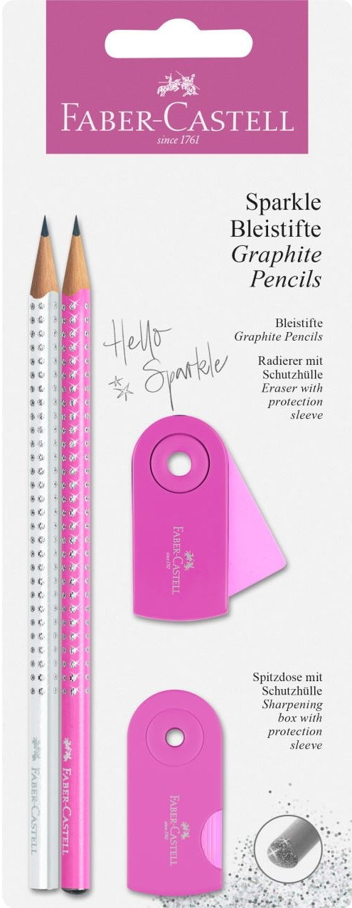 Sparkle blyantssæt, pink