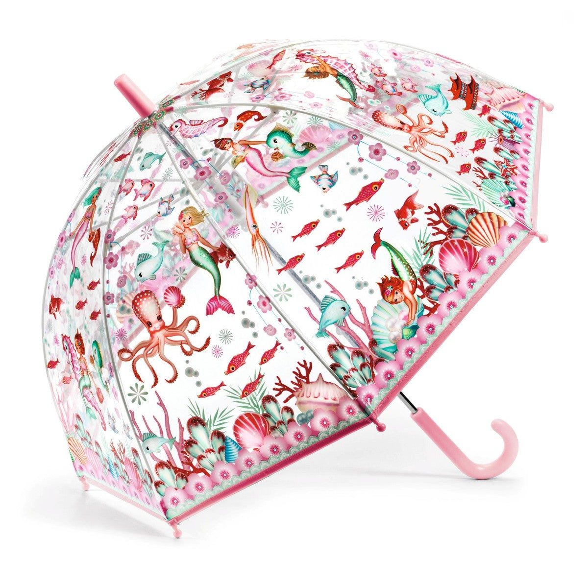 Djeco paraply, lille, havfruer