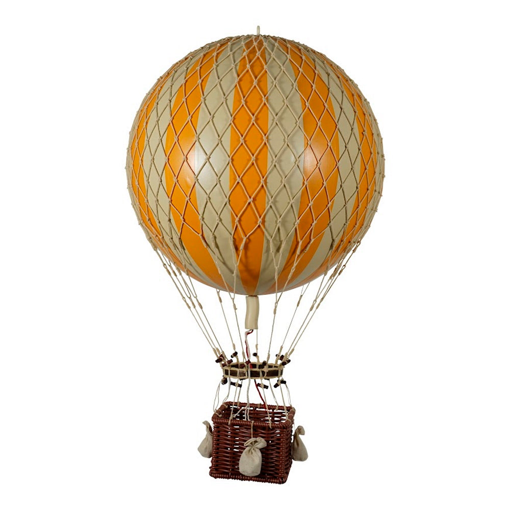 Luftballon, orange / ivory, stor 32 cm