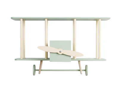Hylde, flyvemaskine sage green