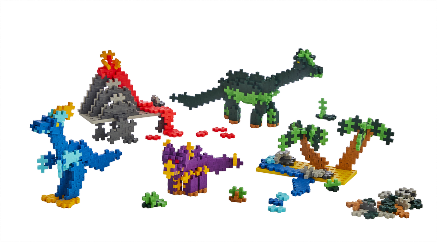 Learn to build, dinosaurer