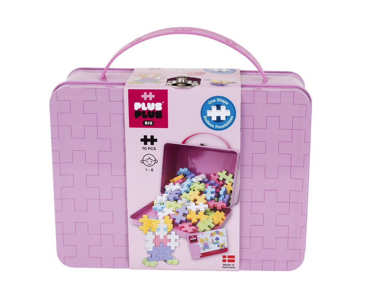 Kuffert, pink pastel