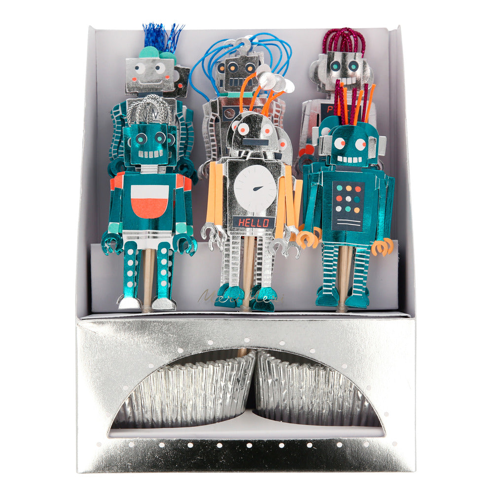 Meri Meri Cupcake kit, Robot