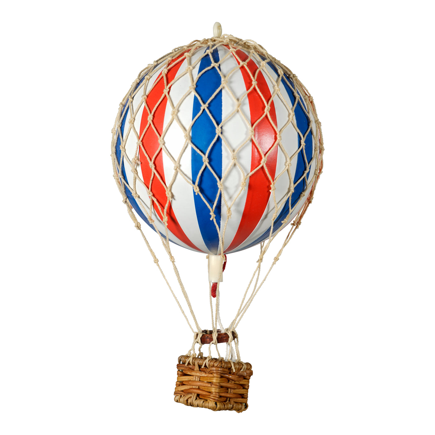 Luftballon, rød / hvid / blå, 8,5 cm