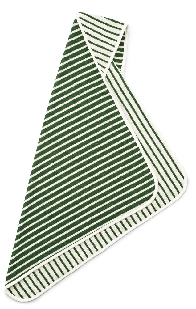 Alba baby håndklæde, garden green / creme de la creme