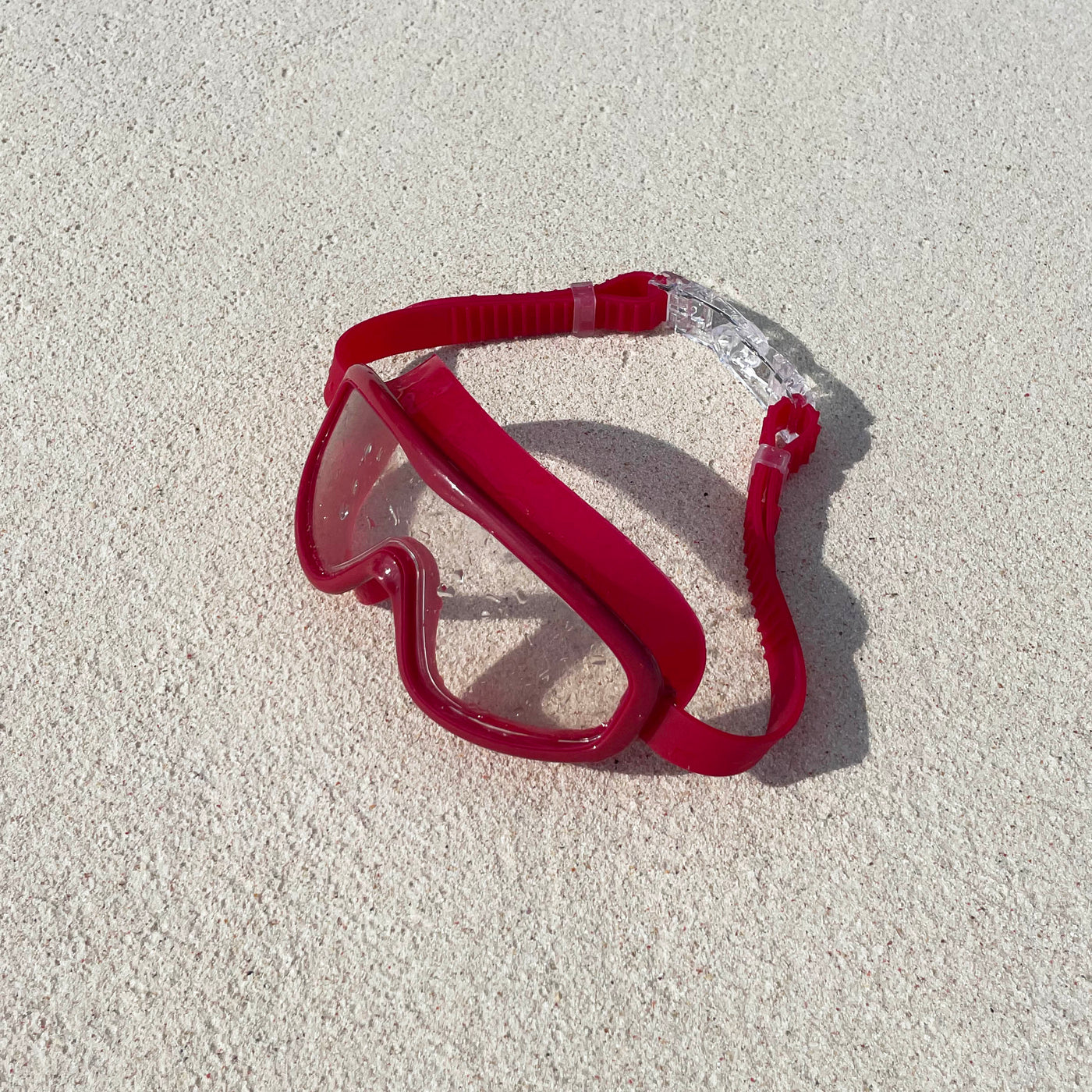 Hans svømmebrille, ruby red